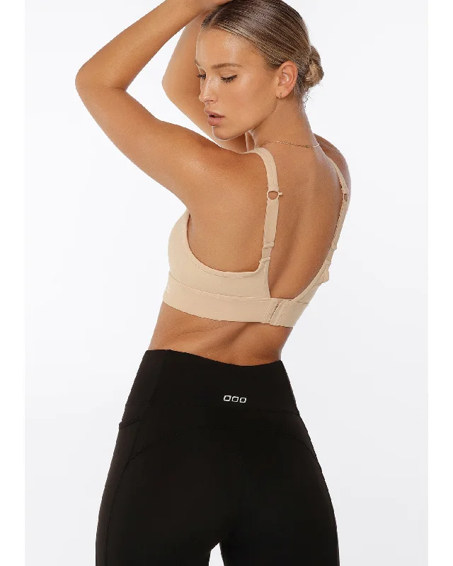 Lorna Jane Amy Maximum Support Sports Bra - Almond