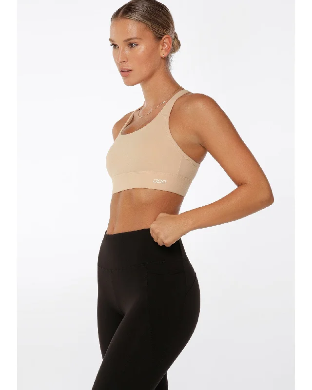 Lorna Jane Amy Maximum Support Sports Bra - Almond