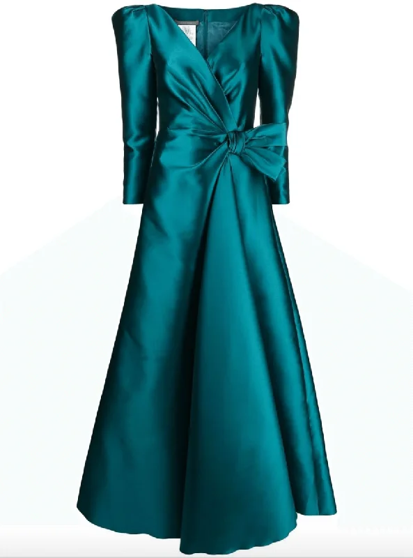 Mikado green dress