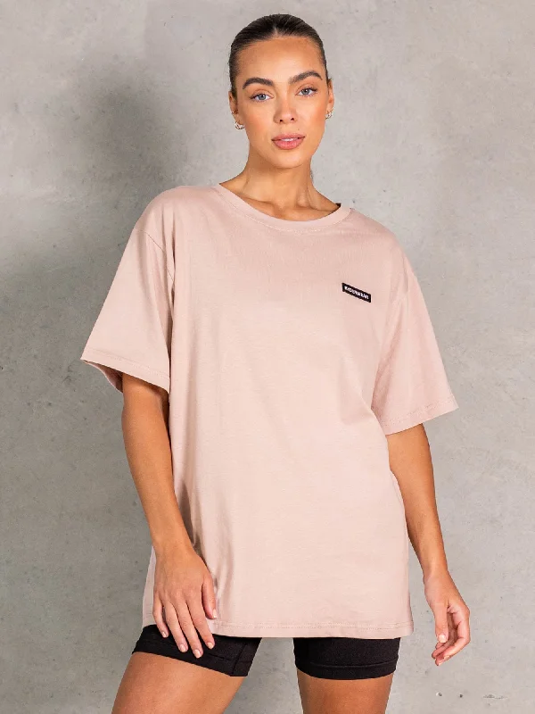 NRG Oversized T-Shirt - Biscotti