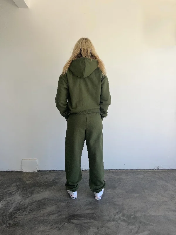 PREMIUM Unisex Sweatpants in OLIVE