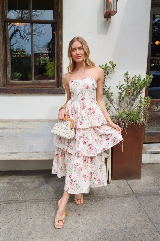 Rose Gardens Midi Dress