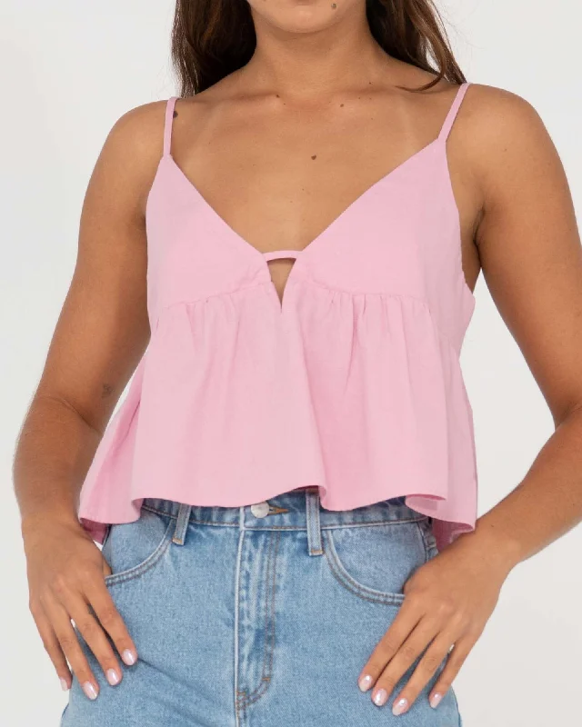 Rusty Felicity V Neck Cami Top