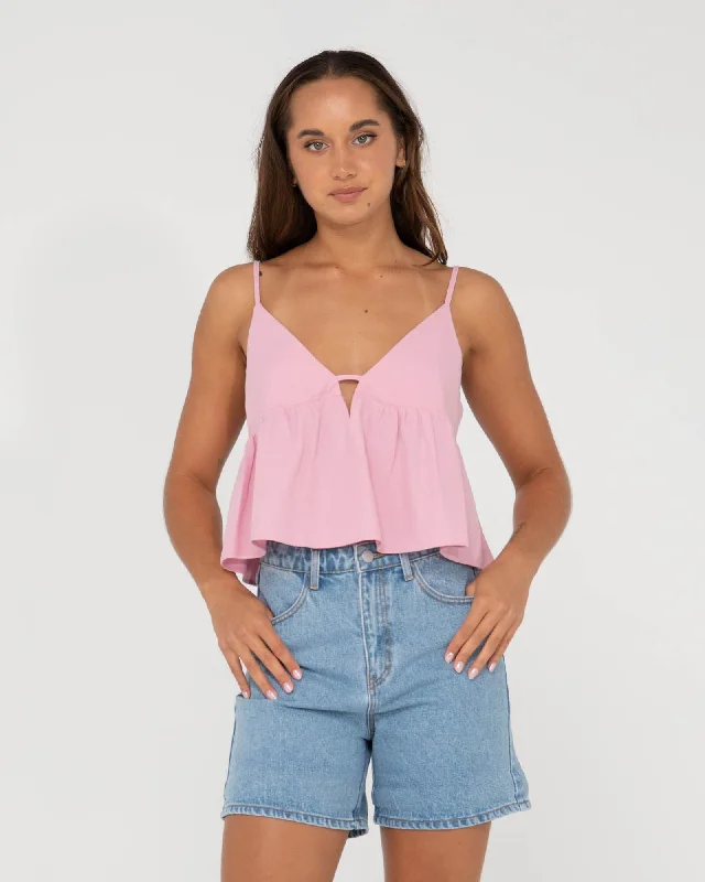 Rusty Felicity V Neck Cami Top