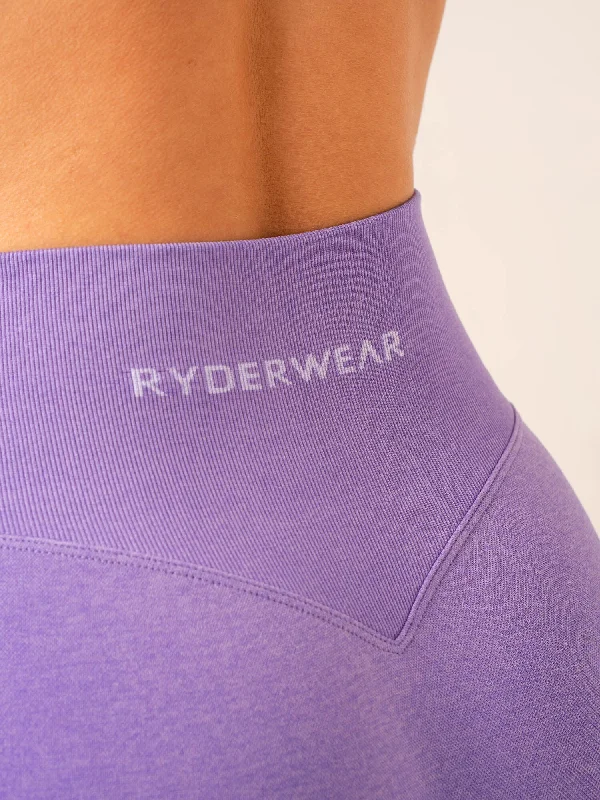 Sculpt Seamless Shorts - Violet Marl