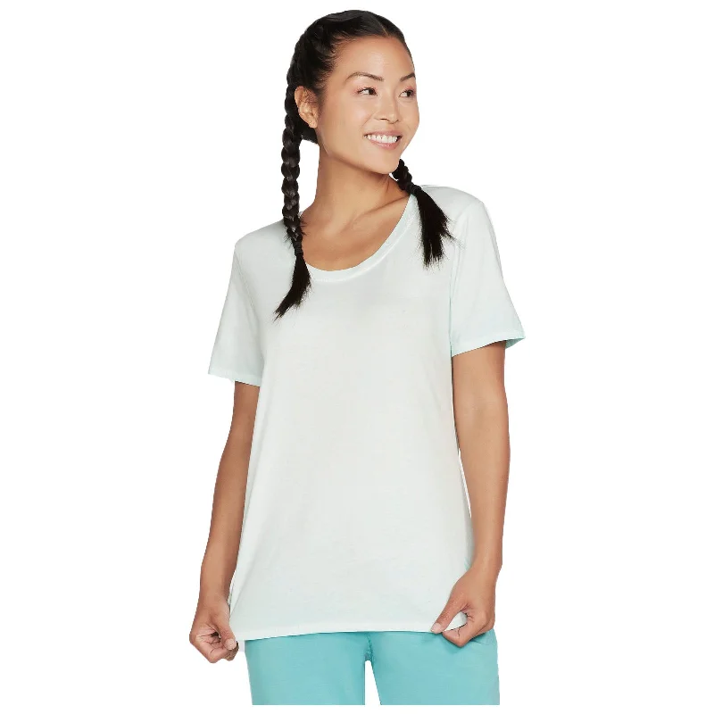 Skechers Ladies Diamond Wash Hatha Scoop Neck Tunic T-Shirt