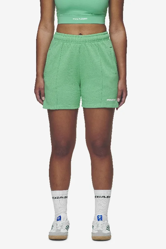 Sully High Waisted Shorts Washed Peppermint Green White Gum