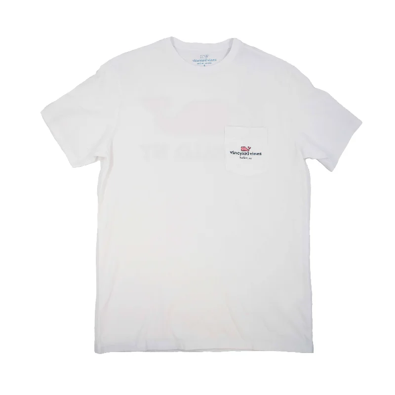 Vineyard Vines White “I Whale Buffalo” SST