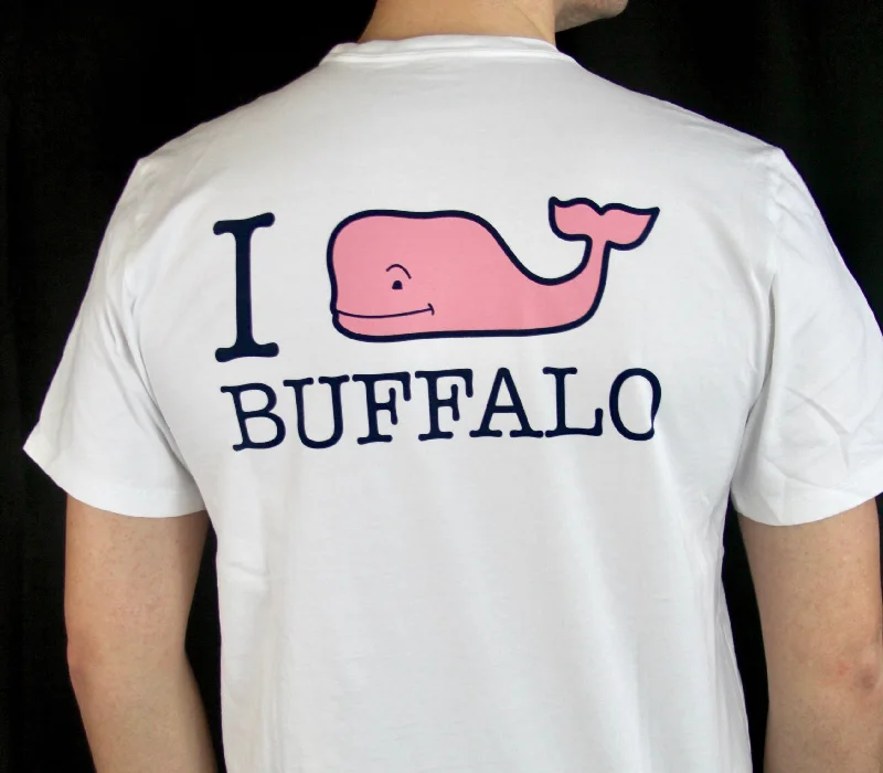 Vineyard Vines White “I Whale Buffalo” SST