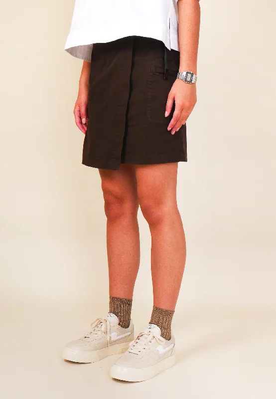 Wrap Skirt - Dark Brown