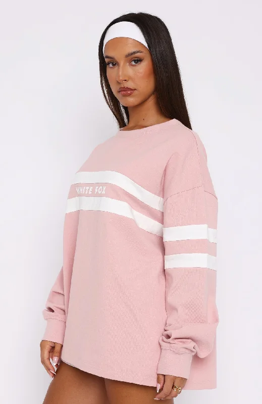 You're My Inspiration Long Sleeve Tee Pink