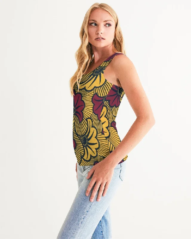 AKH African Fleurs Rouges Women's Tank