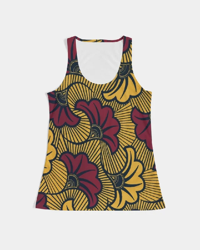 AKH African Fleurs Rouges Women's Tank