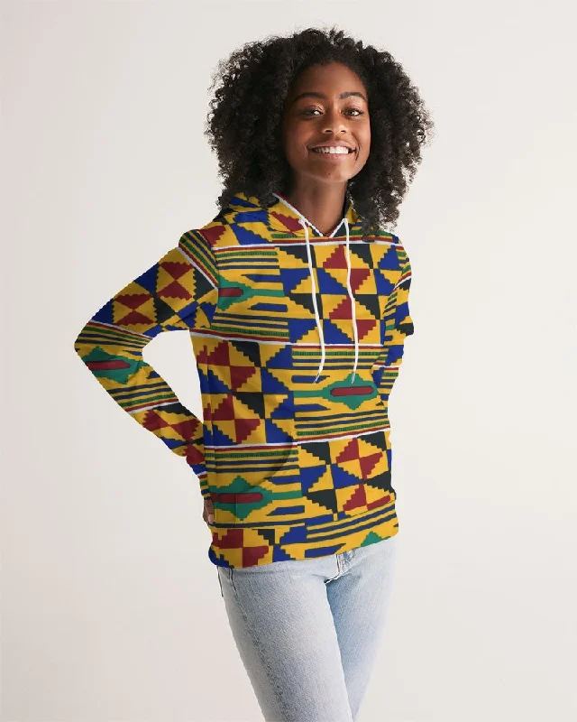 AKH African Kente Cloth Women's Hoodie