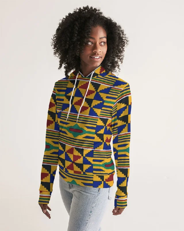 AKH African Kente Cloth Women's Hoodie