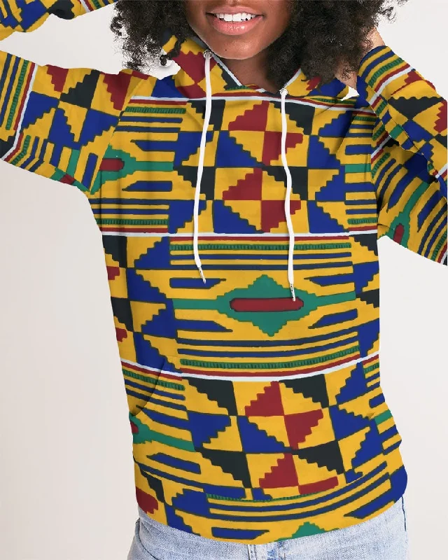 AKH African Kente Cloth Women's Hoodie