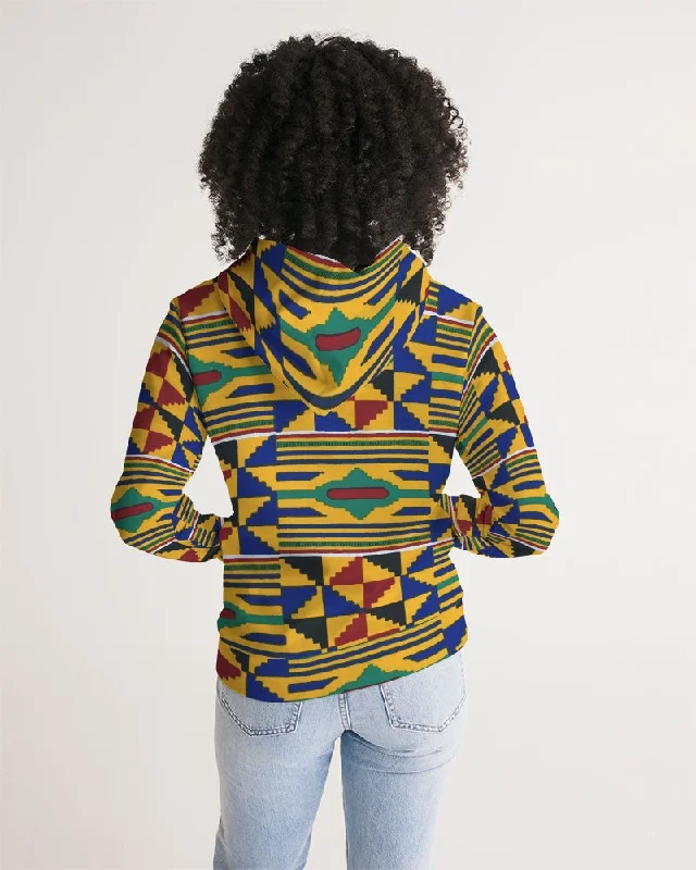 AKH African Kente Cloth Women's Hoodie