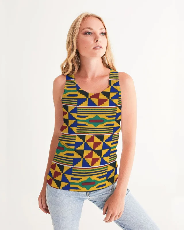 AKH African Kente Cloth Women's Tank