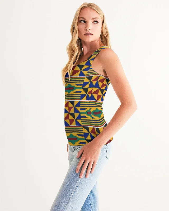 AKH African Kente Cloth Women's Tank