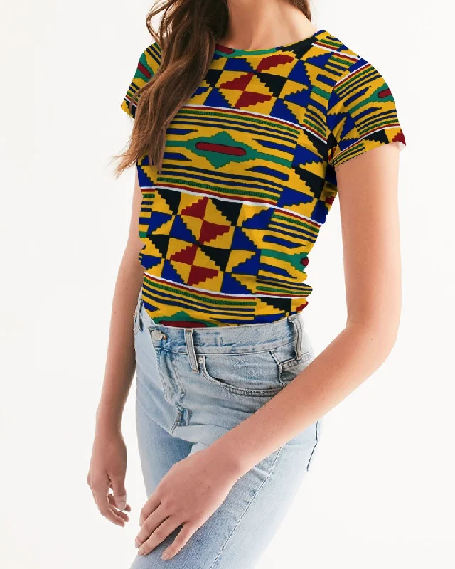 AKH African Kente Cloth Women's Tee