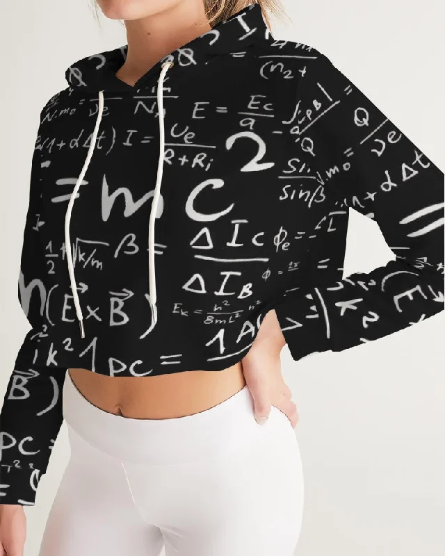 AKH E = MC squared Women's Cropped Hoodie