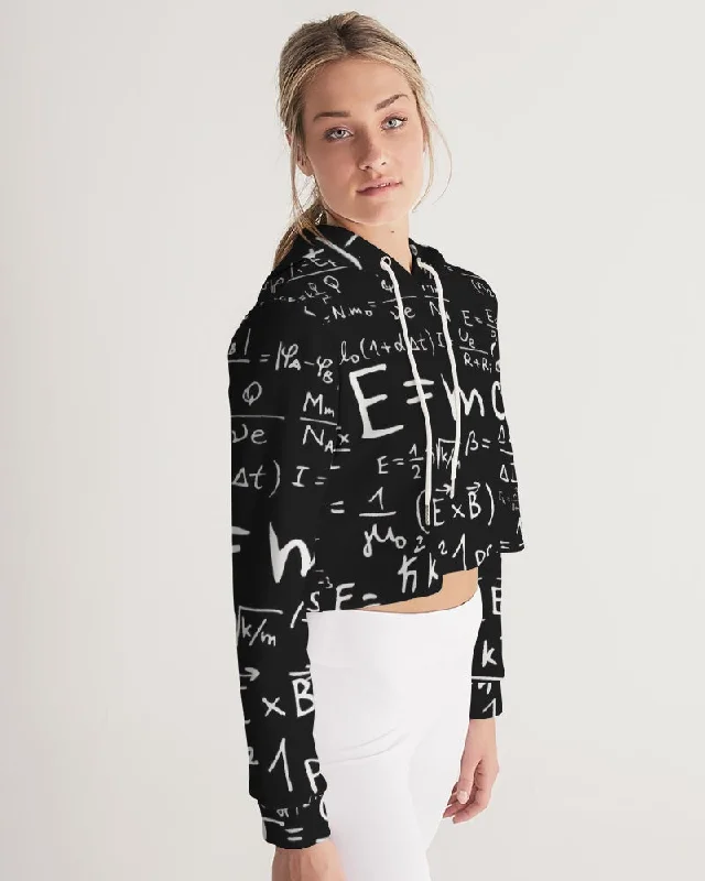 AKH E = MC squared Women's Cropped Hoodie