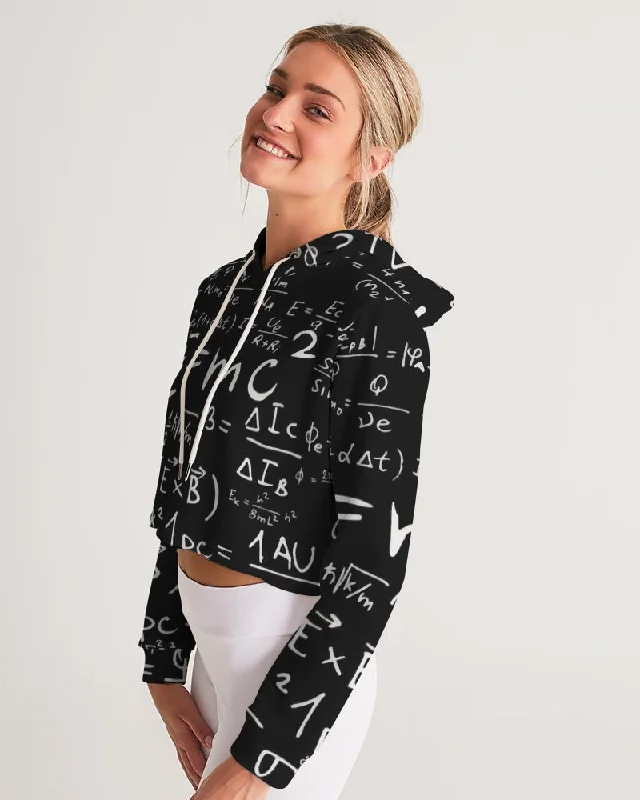 AKH E = MC squared Women's Cropped Hoodie