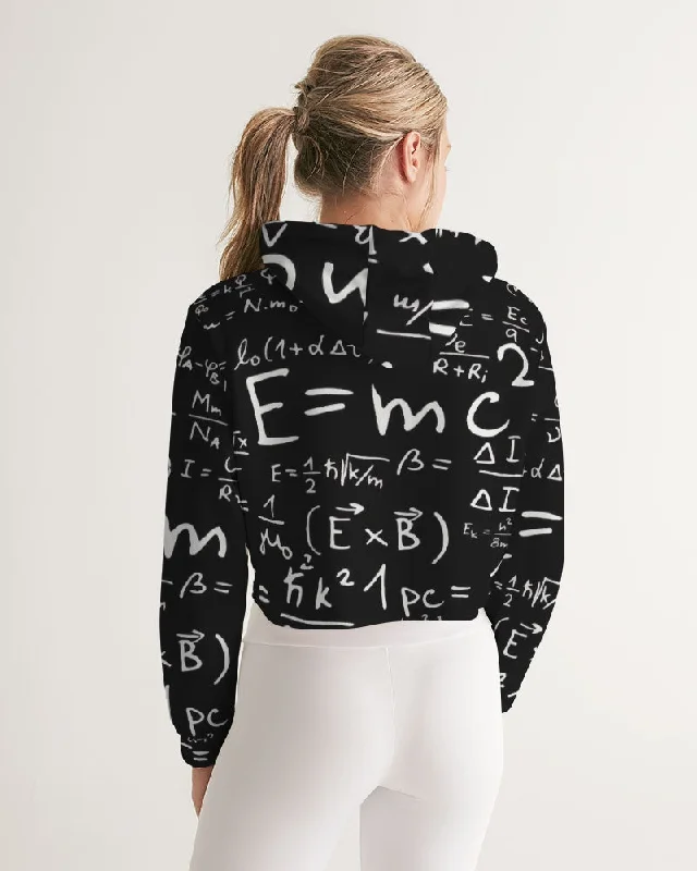 AKH E = MC squared Women's Cropped Hoodie