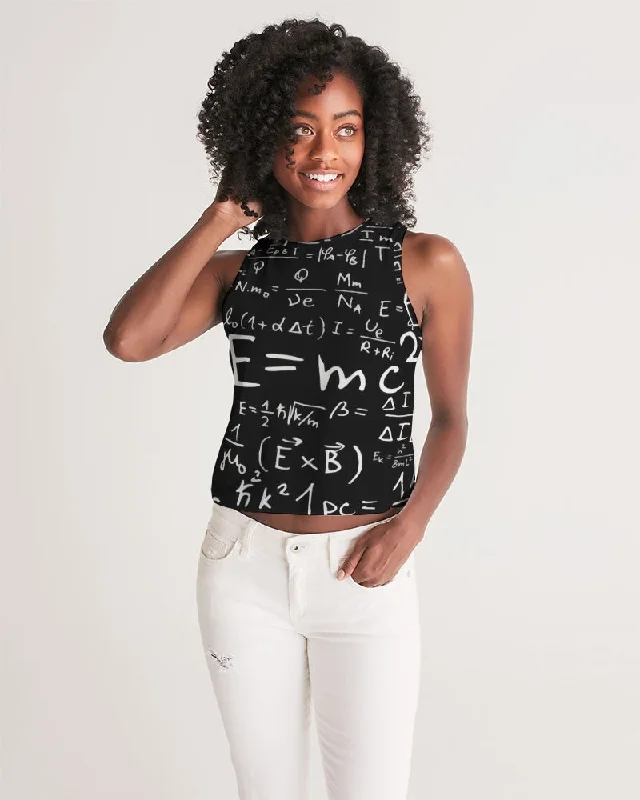 AKH E = MC squared Women's Cropped Tank