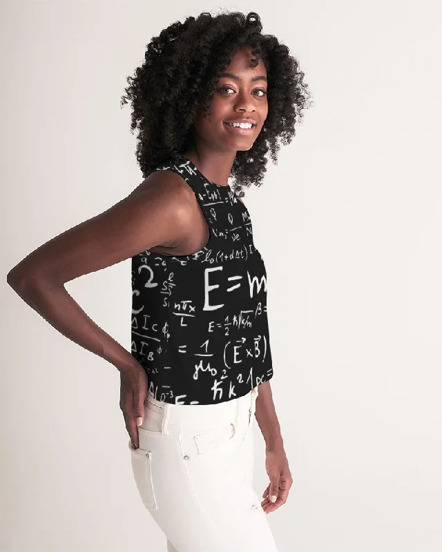 AKH E = MC squared Women's Cropped Tank