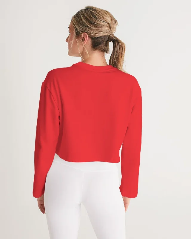 AKH Red Women's Cropped Sweatshirt