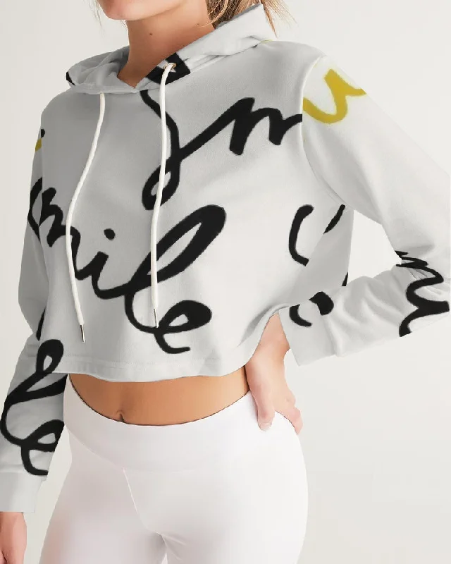 AKH Smile Women's Cropped Hoodie