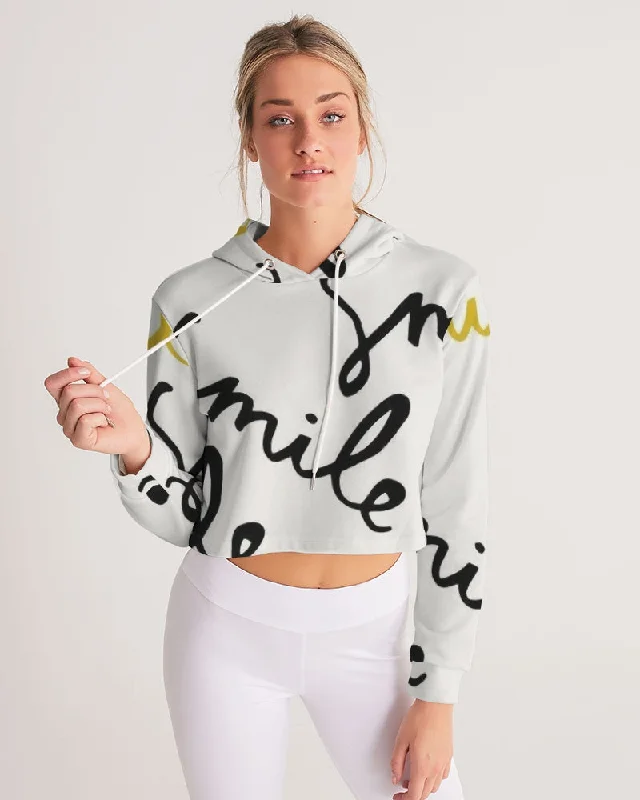 AKH Smile Women's Cropped Hoodie