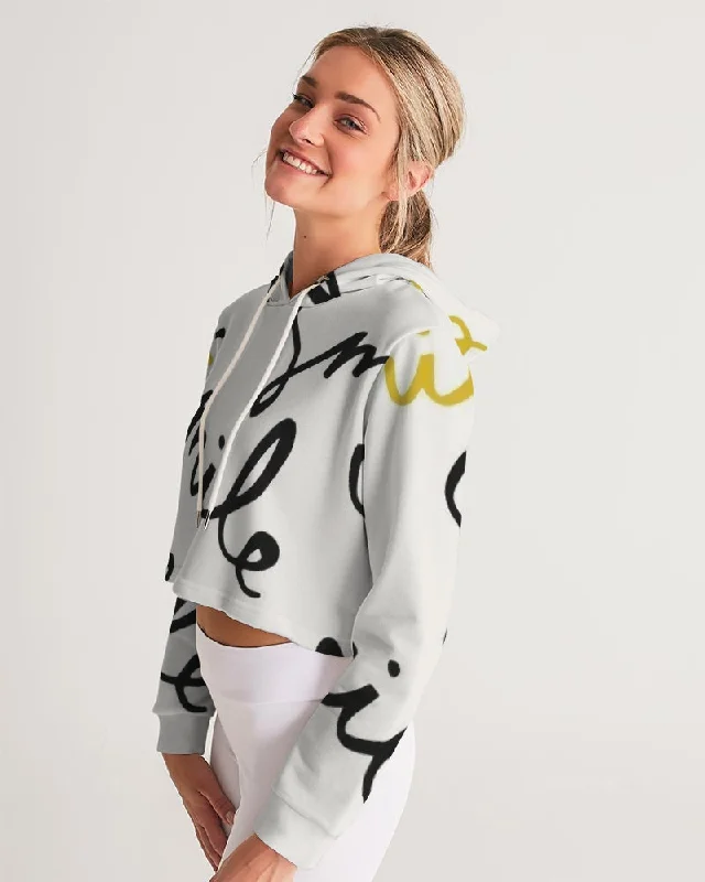 AKH Smile Women's Cropped Hoodie