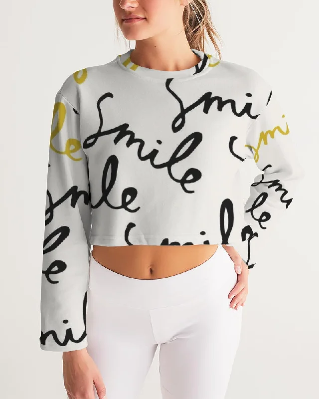 AKH Smile Women's Cropped Sweatshirt