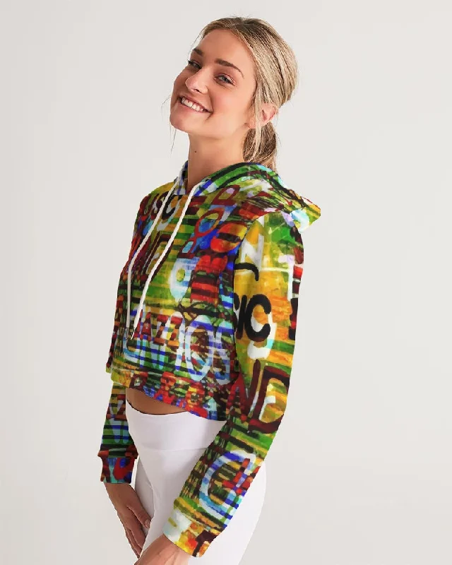 AKH Sounds of Music Women's Cropped Hoodie