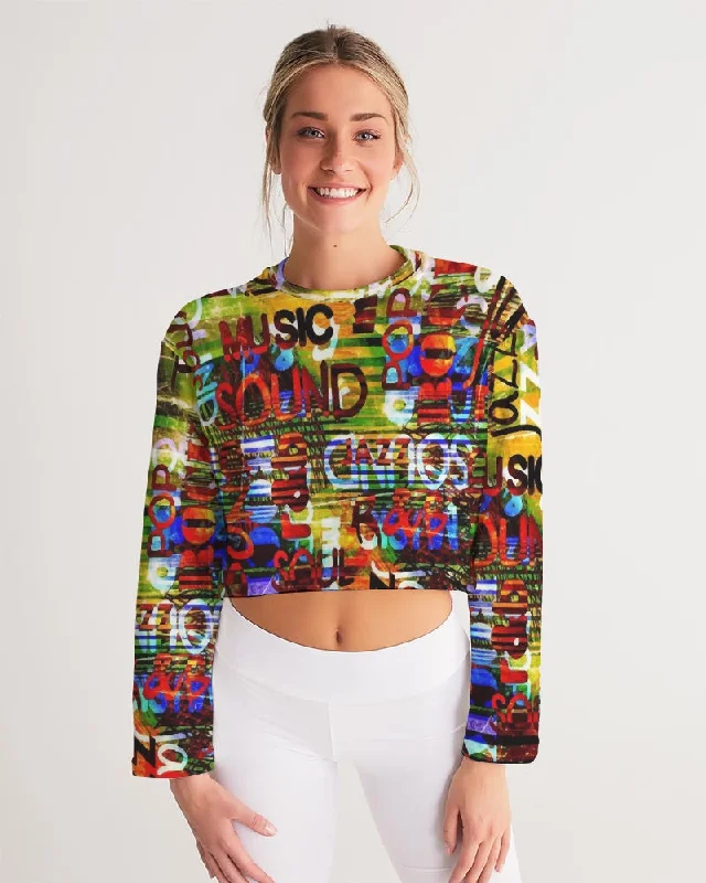 AKH Sounds of Music Women's Cropped Sweatshirt