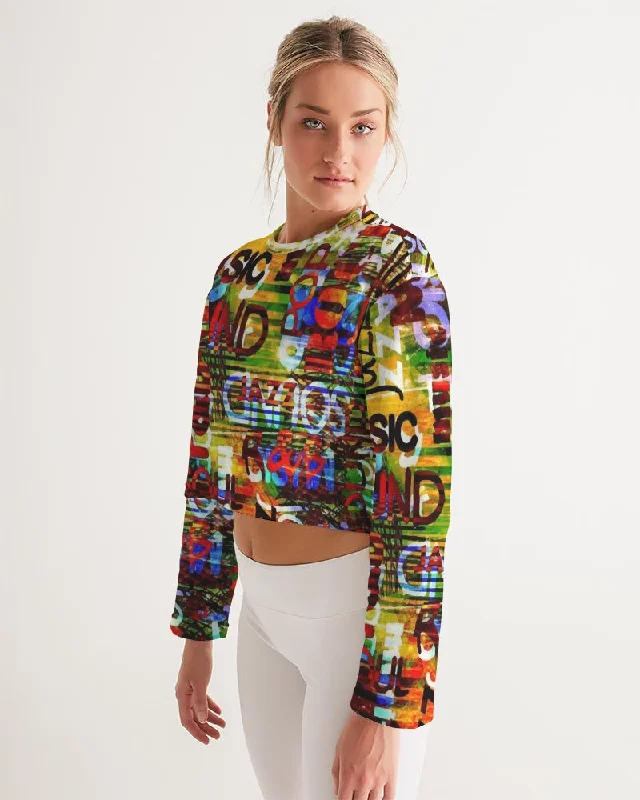 AKH Sounds of Music Women's Cropped Sweatshirt