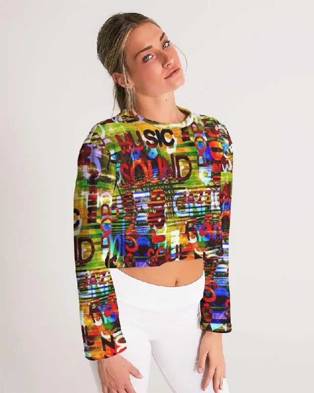 AKH Sounds of Music Women's Cropped Sweatshirt