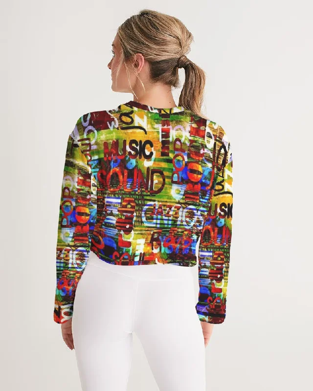 AKH Sounds of Music Women's Cropped Sweatshirt