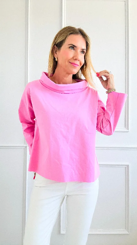 Scuba Jackie Italian Top - Pink