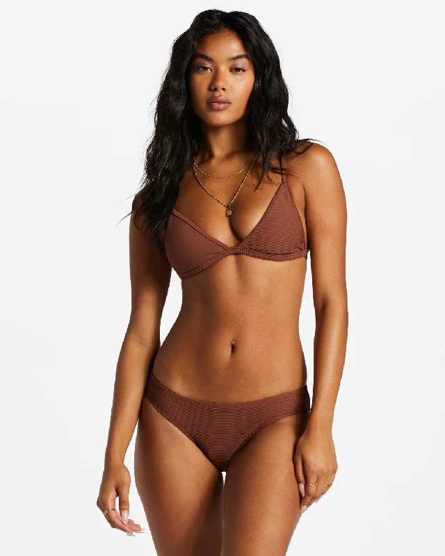 Tanlines Ceci Triangle Bikini Top - Mocha