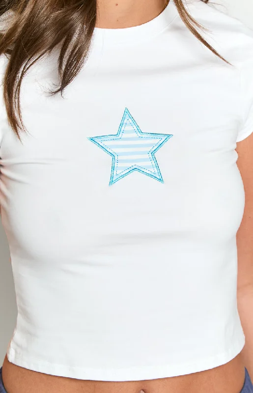 White Star Baby Tee