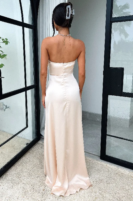 Fleur Maxi Dress - Champagne