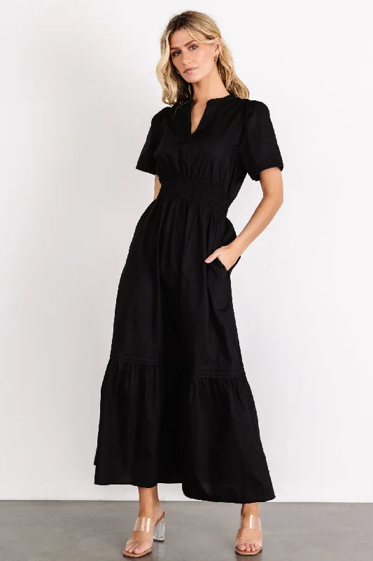 Vera Maxi Dress | Black